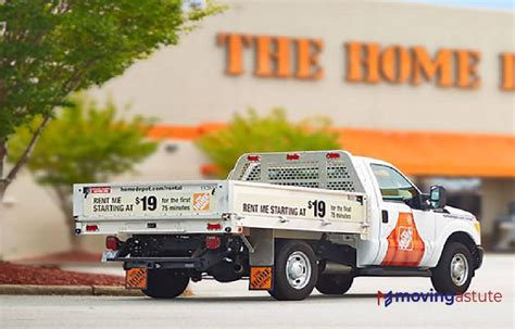 home depot pickup truck rental